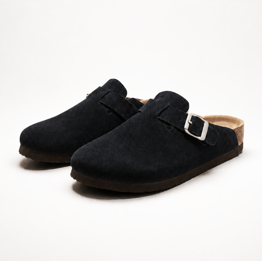 Suede Clogs